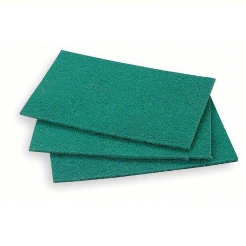 DESCRIPTION: (6) PACKS OF (10) SCOURING PADS BRAND/MODEL: ABILITY ONE #5LG75 INFORMATION: GREEN, NYLON SIZE: 9-1/2" L X 6" W X 1/4" H RETAIL$: $9.03 P