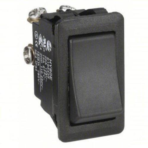 DESCRIPTION: (2) BOXES OF (25) ROCKER SWITCH BRAND/MODEL: POWER FIRST #2LNF3 INFORMATION: SERIES HY60, 2 POSITIONS, DPST, MOMENTARY ON/OFF, 2 HP RETAI