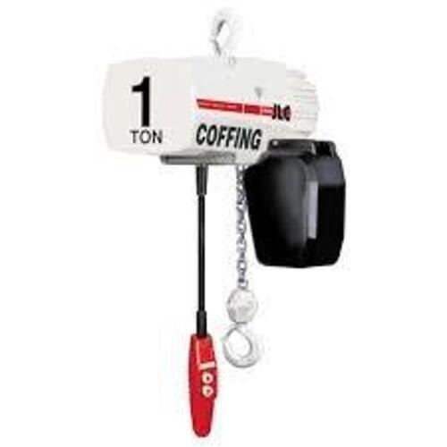 DESCRIPTION: (1) ELECTRIC CHAIN HOIST BRAND/MODEL: COFFING #JLC4008-15-1 INFORMATION: 115 V, 1 HP SIZE: 15' RETAIL$: $3250.00 EA QTY: 1