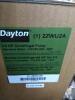 DESCRIPTION: (1) CENTRIFUGAL PUMP BRAND/MODEL: DAYTON #2ZWU2 INFORMATION: 3/4 HP, 115/230V AC, 50 FT MAX HEAD, 1 1/4 IN , 1 IN INTAKE AND DISCH, ODP, - 2