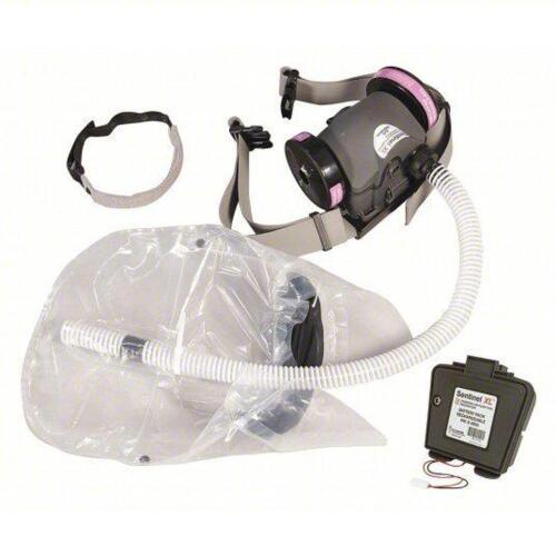 DESCRIPTION: (1) PAPR SYSTEM, HOOD MASK MOUNT BRAND/MODEL: ILC DOVER #56LG13 INFORMATION: BATTERY, BLOWER, CHARGER, FILTER, HOOD, ADJ RETAIL$: $1351.7