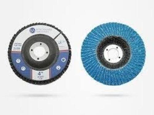 DESCRIPTION: (2) BOXES OF (10) FLAP WHEELS BRAND/MODEL: 809775-02306 SIZE: 4X5/8 RETAIL$: $25.20 EA QTY: 2