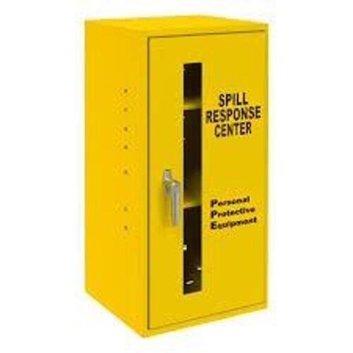 DESCRIPTION: (1) SPILL RESPONSE CENTER CABINET BRAND/MODEL: DURHAM MFG INFORMATION: YELLOW SIZE: 13-3/4 x 12-3/4 x 30 RETAIL$: $250.00 EA QTY: 1