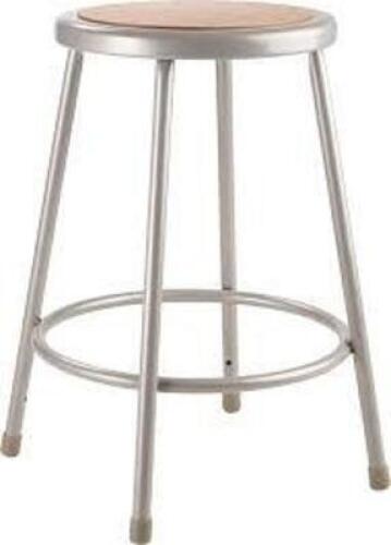 DESCRIPTION: (1) STOOL BRAND/MODEL: NATIONAL PUBLIC SEATING #6224 INFORMATION: GRAY RETAIL$: $60.00 EA QTY: 1