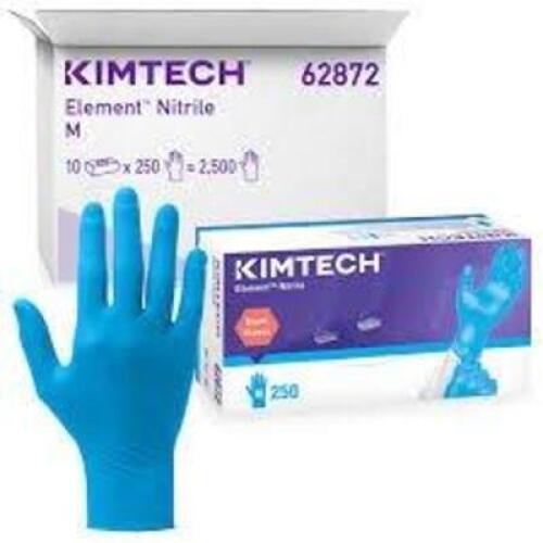 DESCRIPTION: (1) CASE OF (10) BOXES OF (200) POWDER FREE EXAM GLOVES BRAND/MODEL: KIMTECH #50707 55 INFORMATION: WHITE, NITRILE SIZE: MEDIUM RETAIL$: