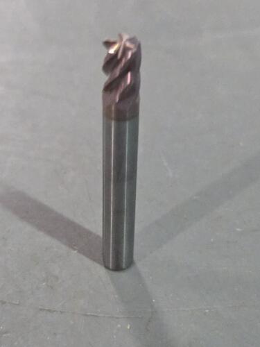DESCRIPTION: (6) SOLID CARBIDE CORNER RADIUS END MILLS BRAND/MODEL: FULLERTON 37542 SIZE: 1/4" DIA RETAIL$: $214.15 QTY: 6