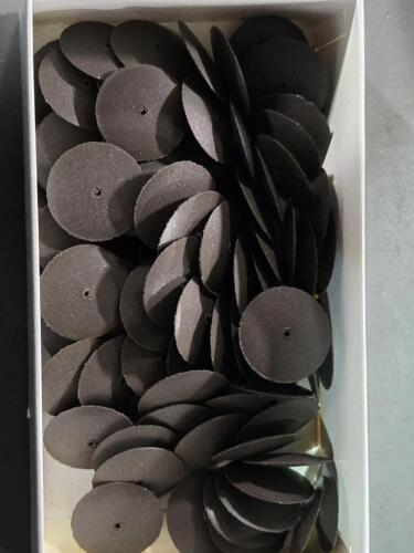 DESCRIPTION: (1) BOX OF (100) CRATEX SMALL KNIFE EDGE WHEELS BRAND/MODEL: GESSWEIN 148-0005 SIZE: 1" DIA 1/8" ARBOR MEDIUM RETAIL$: $189.88 QTY: 1