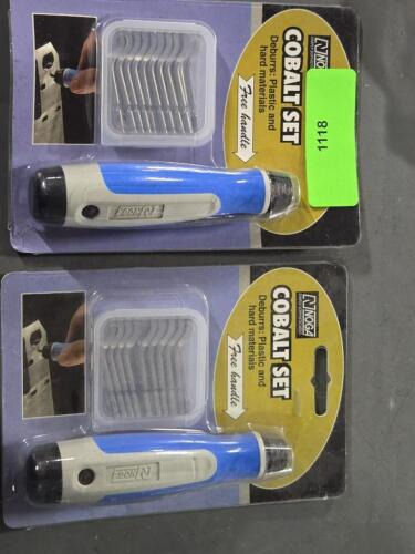 DESCRIPTION: (2) HD DEBURRRING SET BRAND/MODEL: NOGA 59058388 SIZE: S100 RETAIL$: $72.68 QTY: 2