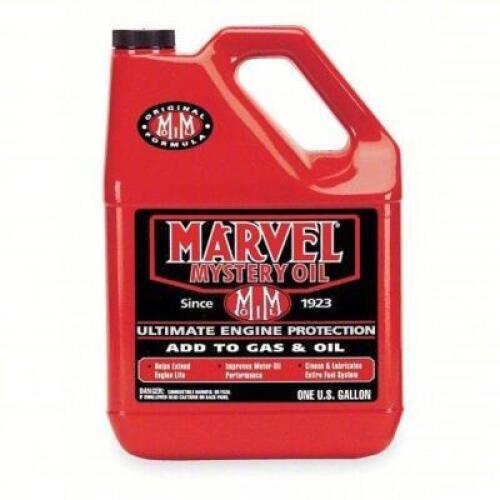 DESCRIPTION: (2) OIL ADDITIVE BRAND/MODEL: MARVEL MYSTERY OIL #1UET4 INFORMATION: RED SIZE: 1 GALLON RETAIL$: $39.29 EA QTY: 2