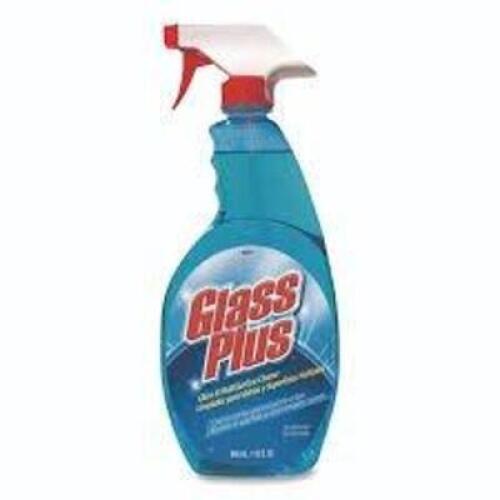 DESCRIPTION: (6) GLASS AND WINDOW CLEANER BRAND/MODEL: GLASS PLUS SIZE: 1 QT RETAIL$: $5.00 EA QTY: 6