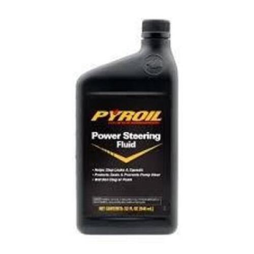 DESCRIPTION: (4) POWER STEERING FLUID BRAND/MODEL: PYROIL #21A068 SIZE: 1 QT RETAIL$: $5.47 EA QTY: 4