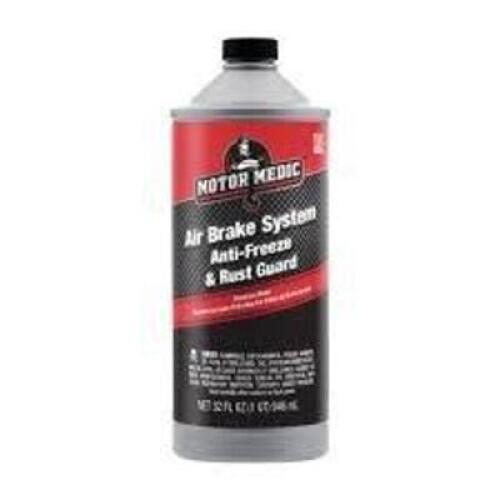 DESCRIPTION: (4) AIR BRAKE SYSTEM ANTI-FREEZE AND RUST GUARD BRAND/MODEL: MOTOR MEDIC #1MRA3 SIZE: 32 FL OZ RETAIL$: $12.00 EA QTY: 4