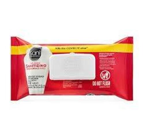 DESCRIPTION: (6) SANITIZING WIPES BRAND/MODEL: SANI PROFESSIONAL #403T85 SIZE: 95 WIPE SPERM CONTAINER RETAIL$: $109.76 TOTAL QTY: 6