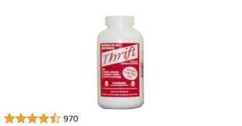 DESCRIPTION: (6) DRAIN CLEANER, ODORLESS BRAND/MODEL: THRIFT SIZE: 2 LBS RETAIL$: $40.00 EA QTY: 6