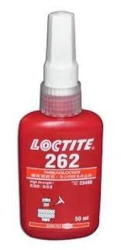 DESCRIPTION: (6) THREADLOCKER BRAND/MODEL: LOCTITE 262 #5E215 SIZE: 1.69 FL OZ RETAIL$: $64.89 EA QTY: 6