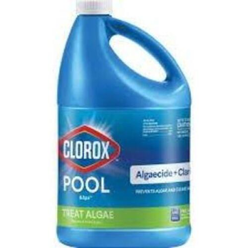 DESCRIPTION: (2) POOL WATER CLARIFIER BRAND/MODEL: CLOROX POOL AND SPA SIZE: 1 GALLON RETAIL$: $16.98 EA QTY: 2