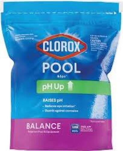 DESCRIPTION: (2) PH UP TABLETS BRAND/MODEL: CLOROX POOL AND SPA SIZE: 4 LB RETAIL$: $10.98 EA QTY: 2