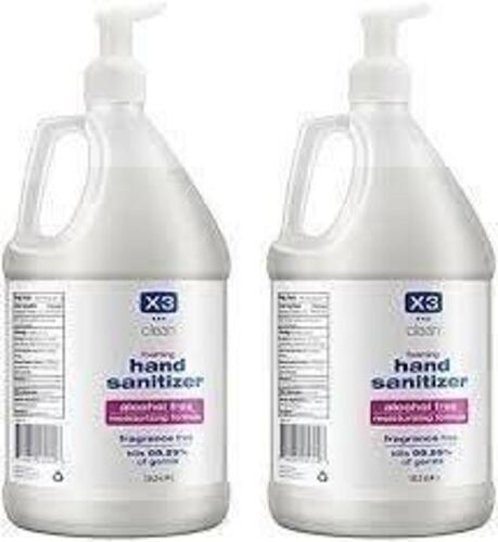 DESCRIPTION: (2) FOAMING HAND SANITIZER BRAND/MODEL: X3 CLEAN SIZE: 1 GALLON RETAIL$: $25.78 EA QTY: 2