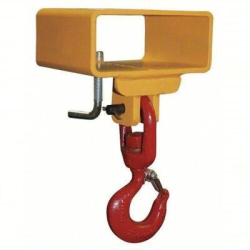 DESCRIPTION: (1) FORKLIFT LIFTING HOOK BRAND/MODEL: CALDWELL #8AJD2 INFORMATION: FIXED BOOM SIZE: 4-1/2" X 10-1/4" RETAIL$: $248.51 EA QTY: 1