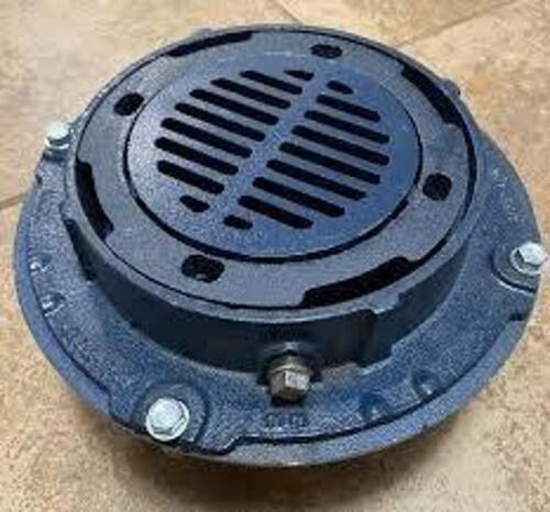 DESCRIPTION: (1) FLOOR DRAIN BRAND/MODEL: ZURN #4WDR8 SIZE: 12 in Overall Dia, 6 3/4 in Overall Ht, 12 in Body Dia, 4 3/4 in Body Ht, Round RETAIL$: $