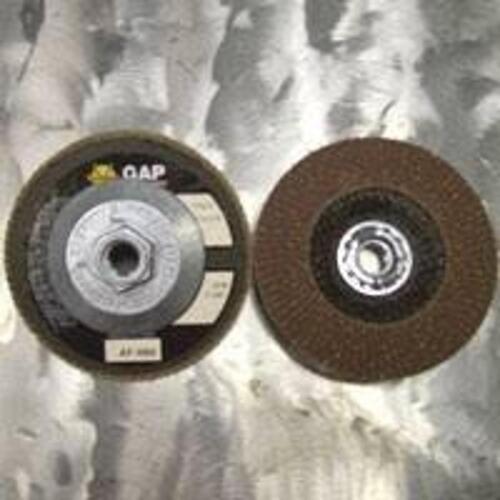 DESCRIPTION: (2) BOXES OF (10) FLAP WHEELS BRAND/MODEL: 809775-01700 SIZE: 4.5X5/8-11 RETAIL$: $25.20 EA QTY: 2