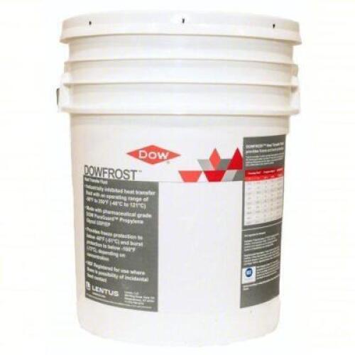 DESCRIPTION: (1) FREEZE PROTECTANT BRAND/MODEL: DOWFROST #810A04 SIZE: DOWCAL 200, Food Safe, 70% Concentration, Blue, 5 gal Pail RETAIL$: $212.40 EA
