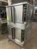 DESCRIPTION BLODGETT DOUBLE STACK GAS CONVECTION OVEN. BRAND / MODEL: BLODGETT ADDITIONAL INFORMATION NATURAL GAS, SN# 082411RA000T. COMES WITH (2) QU - 3