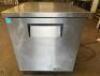 DESCRIPTION TRUE SINGLE DOOR UNDER COUNTER COOLER. BRAND / MODEL: TRUE TUC-27-HC ADDITIONAL INFORMATION SN# 10061685, 115 VOLT, 1 PHASE. TESTED AND WO
