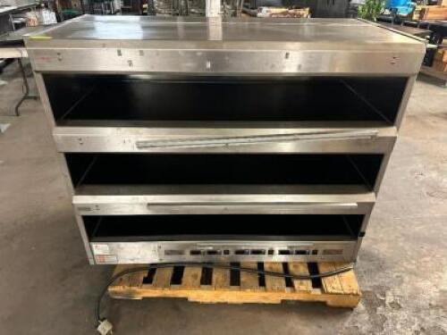 DESCRIPTION MARSHALL AIR SYSTEMS MODEL CR1 THREE TIER THERMOGLO HEATED WARMER BRAND / MODEL: MARSHALL SYSTEMS CR1 ADDITIONAL INFORMATION 208 VOLT, 1 P