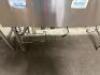 DESCRIPTION 75" THREE WELL STAINLESS POT SINK W/ SPRAYER AND RIGHT SIDE DRY BOARD. SIZE 75" LOCATION BAY 6 QTY 1 - 4