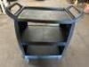 DESCRIPTION CARLISLE THREE TIER BLACK PLASTIC UTILITY CART. BRAND / MODEL: CARLISLE LOCATION BAY 6 QTY 1