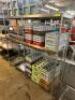 DESCRIPTION (2) GROUP 36" X 18" FOUR TIER STAINLESS SHELF. THIS LOT IS: SOLD BY THE PIECE SIZE 36" X 18" LOCATION BAY 6 QTY 2 - 3