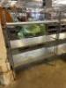 DESCRIPTION (2) GROUP 36" X 18" FOUR TIER STAINLESS SHELF. THIS LOT IS: SOLD BY THE PIECE SIZE 36" X 18" LOCATION BAY 6 QTY 2 - 4