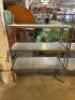 DESCRIPTION (2) GROUP 36" X 18" FOUR TIER STAINLESS SHELF. THIS LOT IS: SOLD BY THE PIECE SIZE 36" X 18" LOCATION BAY 6 QTY 2 - 5