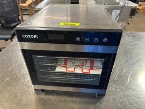 DESCRIPTION COSORI CP267-FD DEHYDRATOR BRAND / MODEL: COSORI CP267-FD ADDITIONAL INFORMATION RETAILS NEW FOR $175 LOCATION BAY 6 QTY 1