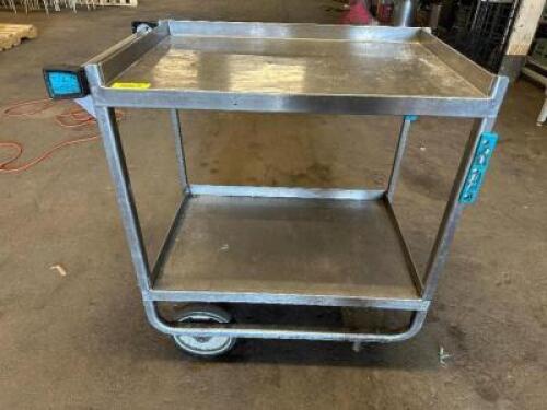 DESCRIPTION TWO TIER STAINLESS UTILITY CART. LOCATION BAY 6 QTY 1