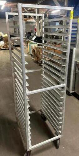 DESCRIPTION TWENTY PAN ALUMINUM TRAY RACK LOCATION BAY 6 QTY 1