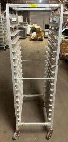 DESCRIPTION TWENTY PAN ALUMINUM TRAY RACK LOCATION BAY 6 QTY 1
