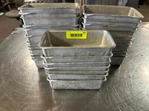DESCRIPTION (30) 8" ALUMINUM LOAF PANS. THIS LOT IS: SOLD BY THE PIECE LOCATION BAY 6 QTY 30