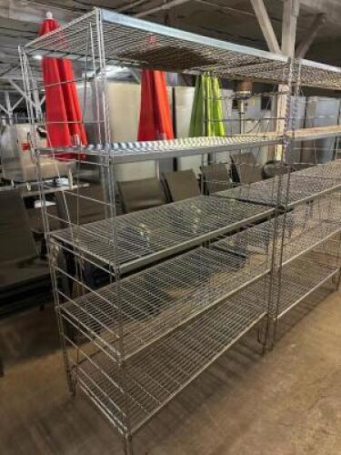 DESCRIPTION 60" X 24" FIVE TIER WIRE SHELF. ADDITIONAL INFORMATION SECOND DAY PICK UP ONLY SIZE 60" X 24" LOCATION BAY 6 QTY 1
