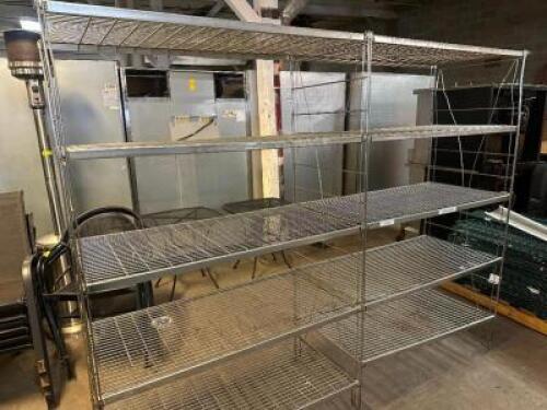 DESCRIPTION (2) 60" X 24" FIVE TIER WIRE SHELVES ADDITIONAL INFORMATION SECOND DAY PICK UP ONLY SIZE 60" X 24" LOCATION BAY 6 QTY 2