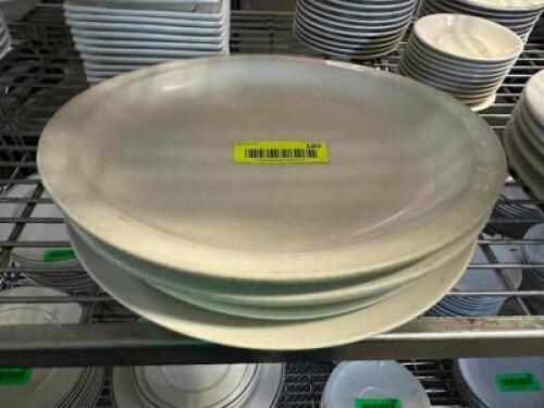 DESCRIPTION (6) 12" CHINA PLATTERS THIS LOT IS: SOLD BY THE PIECE SIZE 12" LOCATION BAY 6 QTY 6