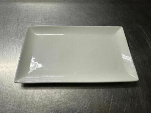 DESCRIPTION (20) 10" X 6 1/2" CHINA PLATES BRAND / MODEL: FOLIO C19 THIS LOT IS: SOLD BY THE PIECE SIZE 10" X 6 1/2" LOCATION BAY 6 QTY 20