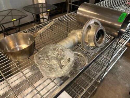 DESCRIPTION (1) LOT OF ASSORTED GRINDER AND MIXER HARDWARE. THIS LOT IS: ONE MONEY LOCATION BAY 6 QTY 1