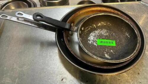 DESCRIPTION (3) ASSORTED SKILLETS THIS LOT IS: SOLD BY THE PIECE LOCATION BAY 6 QTY 3