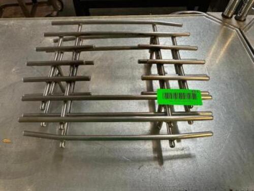 DESCRIPTION (5) STAINLESS PLATTER STANDS THIS LOT IS: SOLD BY THE PIECE LOCATION BAY 6 QTY 5