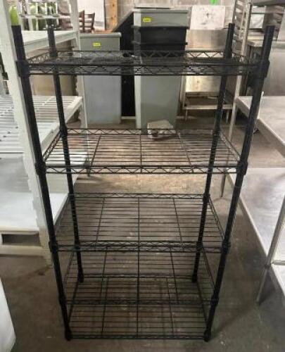 DESCRIPTION 24" X 12" FOUR TIER WIRE SHELF. LOCATION BAY 6 QTY 1