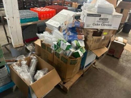 DESCRIPTION (2) PALLETS OF ASSORTED PAPER PRODUCT. THIS LOT IS: ONE MONEY LOCATION BAY 6 QTY 1