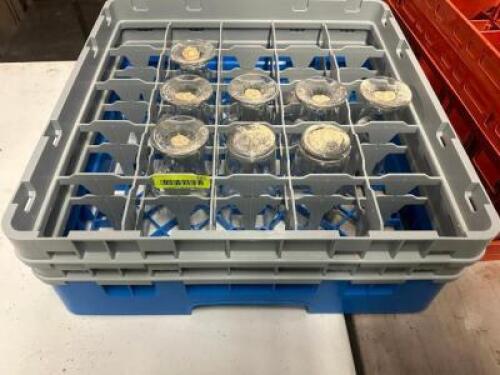 DESCRIPTION GLASS RACK W/ CONTENTS - ASSORTED BAR GLASSES. THIS LOT IS: ONE MONEY LOCATION BAY 6 QTY 1