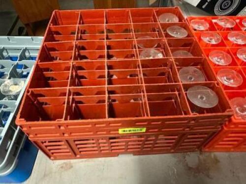 DESCRIPTION GLASS RACK W/ CONTENTS - ASSORTED BAR GLASSES. THIS LOT IS: ONE MONEY LOCATION BAY 6 QTY 1